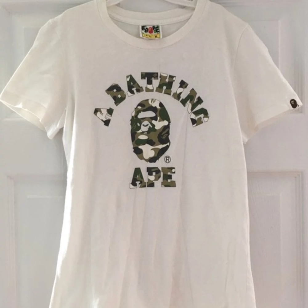 Bape Camo College ABC Tee Size XS